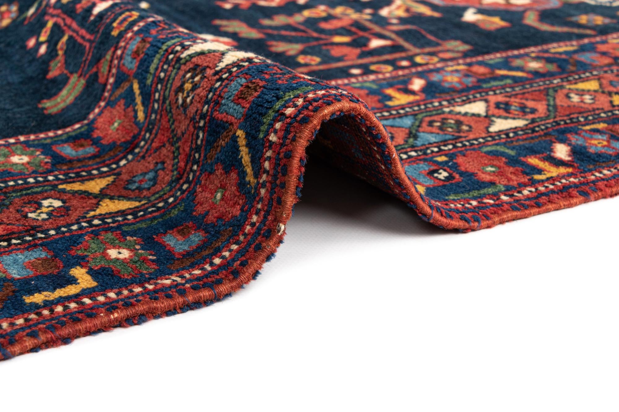 5' 1 x 6' 2 Afshar Wool Rug