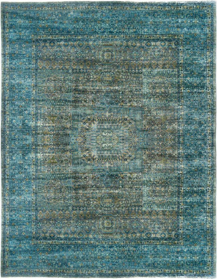 Detail image of 8' x 9' 11 Hand Knotted Amina Rug
