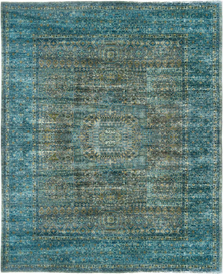 Detail image of 8' x 9' 11 Hand Knotted Amina Rug