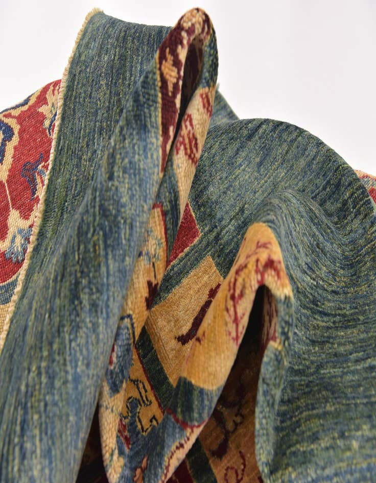 Detail image of 5' 9 x 8'  Hand Knotted Ariana Ziegler Rug