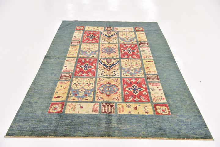 5' 9 x 8' Hand Knotted Ariana Ziegler Rug