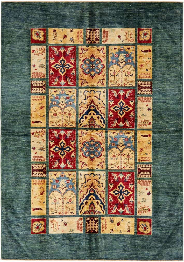 5' 9 x 8' Hand Knotted Ariana Ziegler Rug