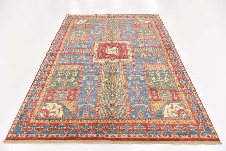 5' 9 x 8' 6 Hand Knotted Ariana Ziegler Rug
