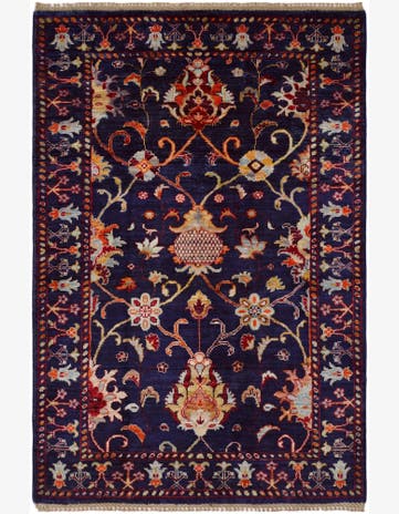 3' 3 x 4' 9 Hand Knotted Ariana Ziegler Rug