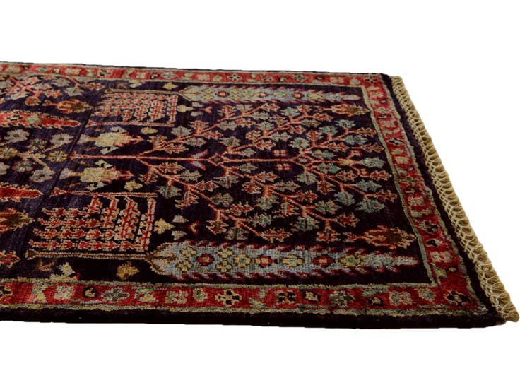 Detail image of 2' x 3' 1 Hand Knotted Ariana Ziegler Rug
