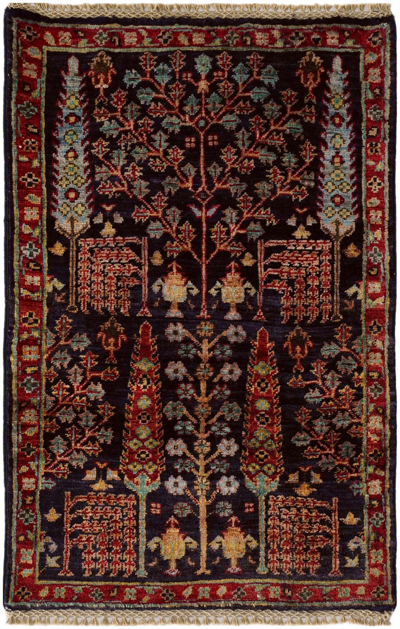 2' x 3' 1 Hand Knotted Ariana Ziegler Rug