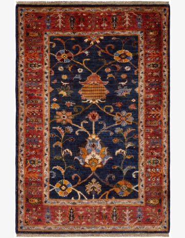 3' 3 x 4' 10 Hand Knotted Ariana Ziegler Rug