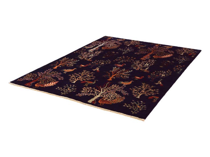 Detail image of 4' 11 x 6' 6 Hand Knotted Ariana Ziegler Rug