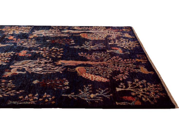 Detail image of 4' 11 x 6' 6 Hand Knotted Ariana Ziegler Rug