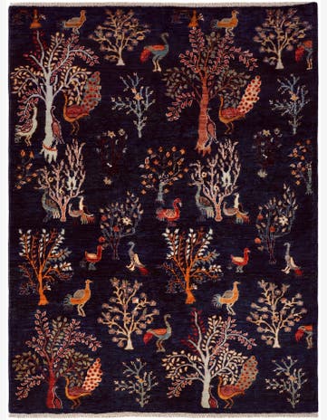 4' 11 x 6' 6 Hand Knotted Ariana Ziegler Rug