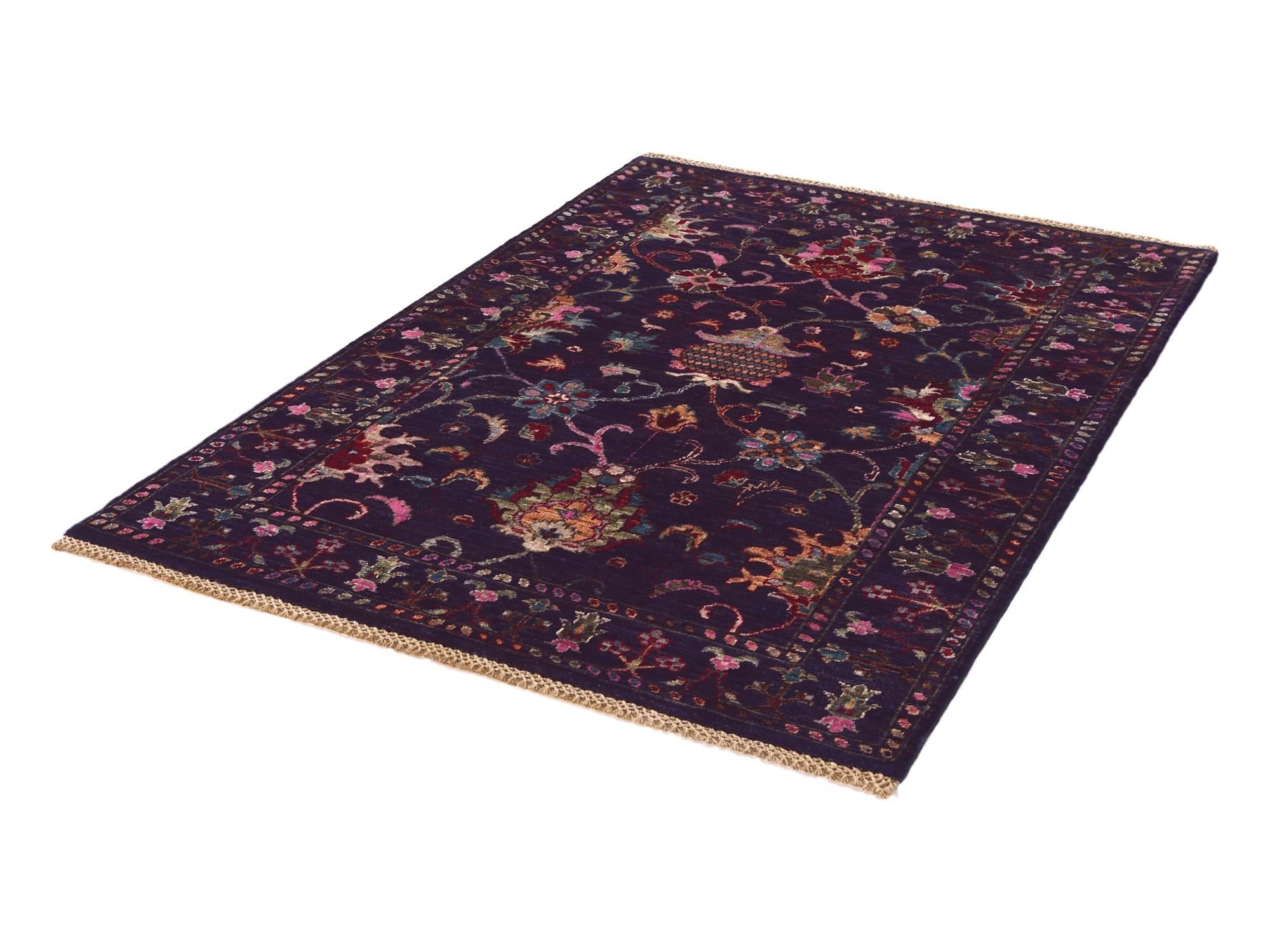 3' 4 x 4' 11 Hand Knotted Ariana Ziegler Rug