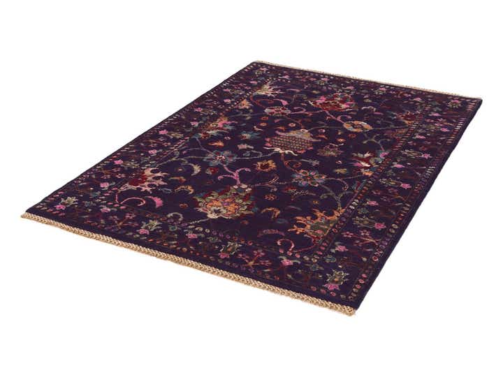 3' 4 x 4' 11 Hand Knotted Ariana Ziegler Rug