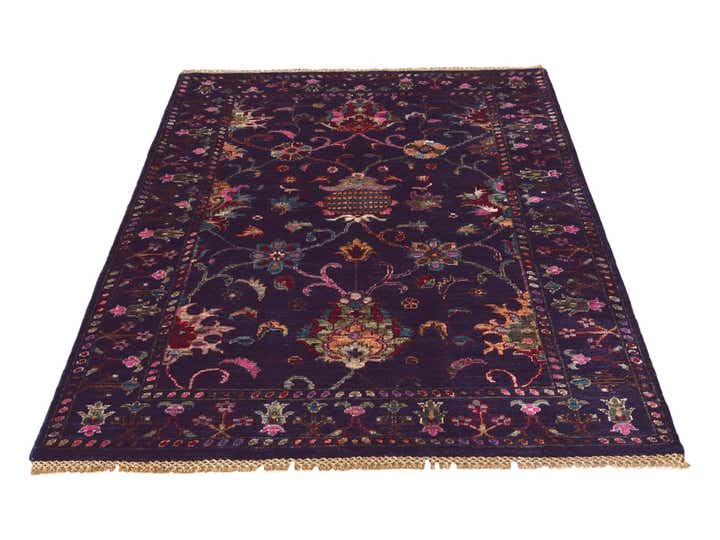 3' 4 x 4' 11 Hand Knotted Ariana Ziegler Rug