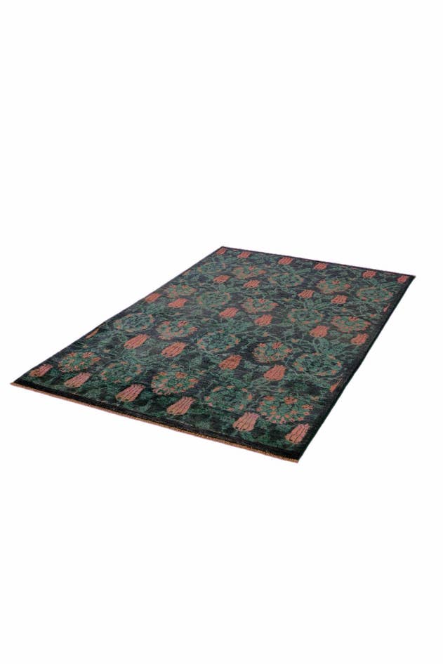 Detail image of 4' 2 x 6' 7 Hand Knotted Ariana Ziegler Rug