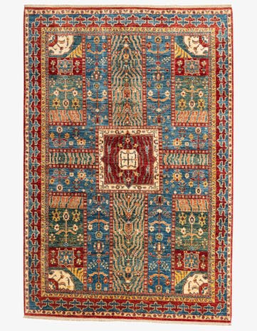 5' 9 x 8' 6 Hand Knotted Ariana Ziegler Rug