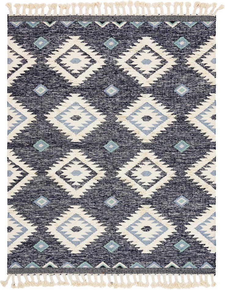 Detail image of 8' x 11' Hand Woven Arizona Wool Rug