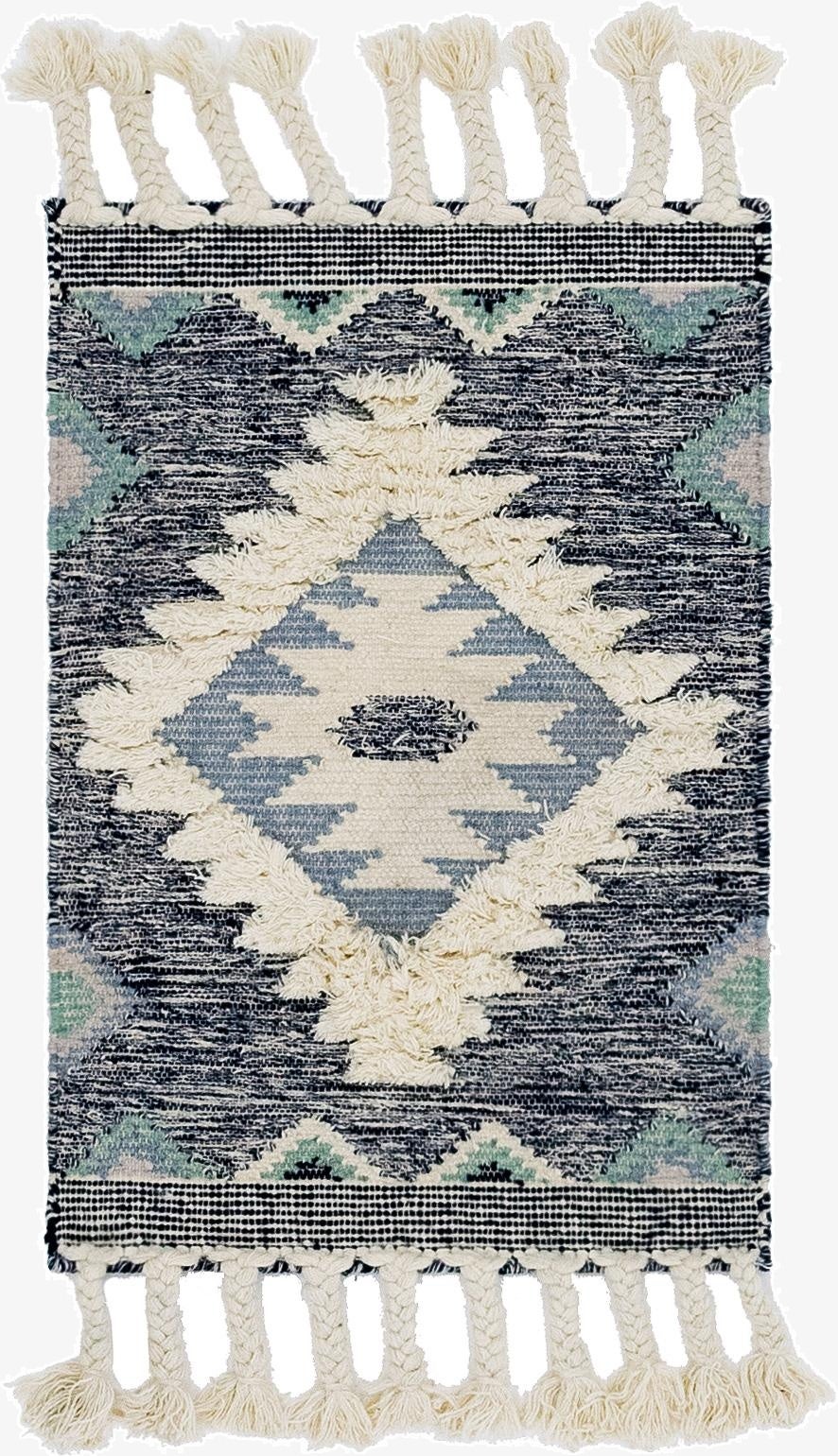 2' x 3' 1  Hand Woven Arizona Wool Rug
