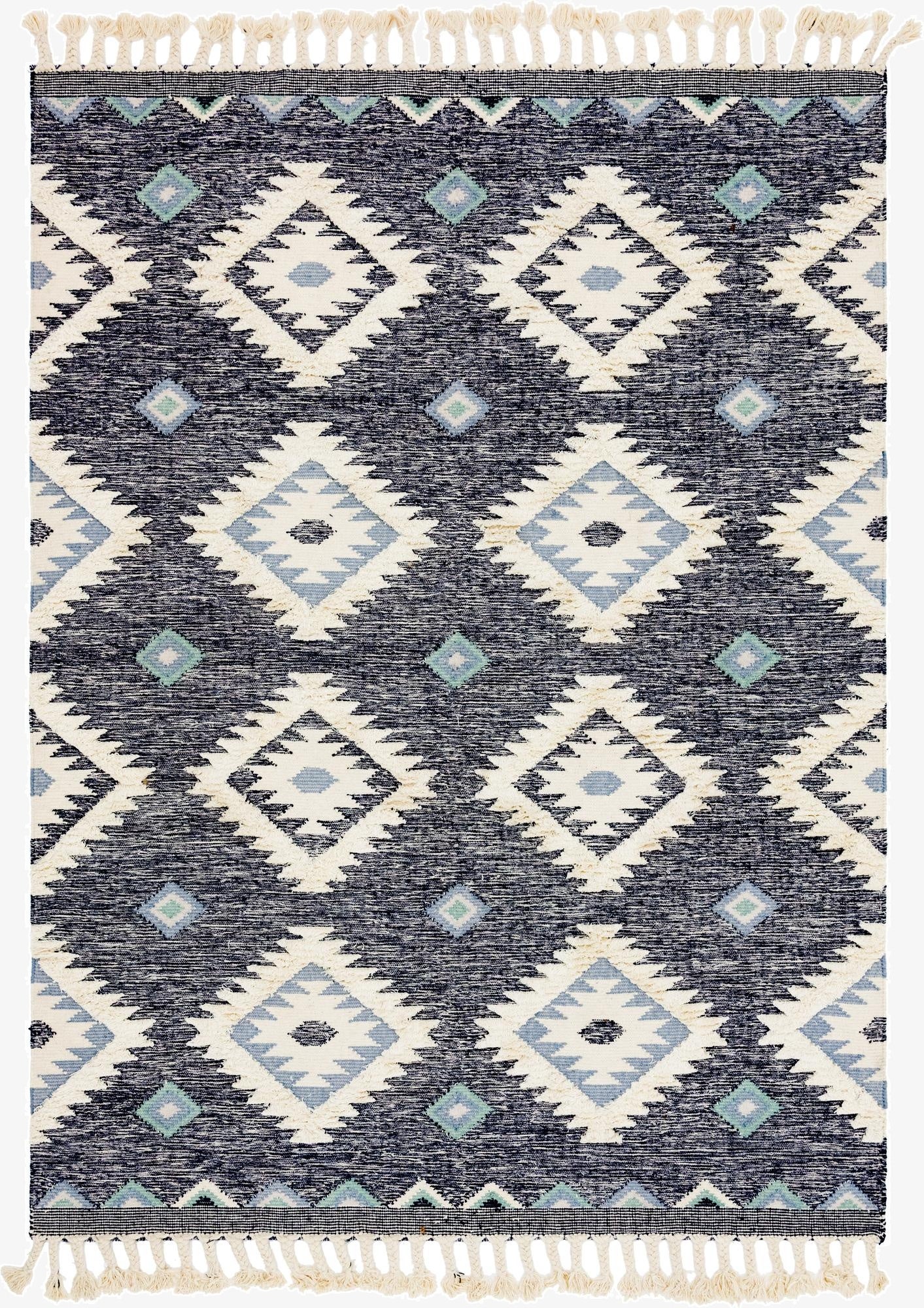 8' x 11'  Hand Woven Arizona Wool Rug
