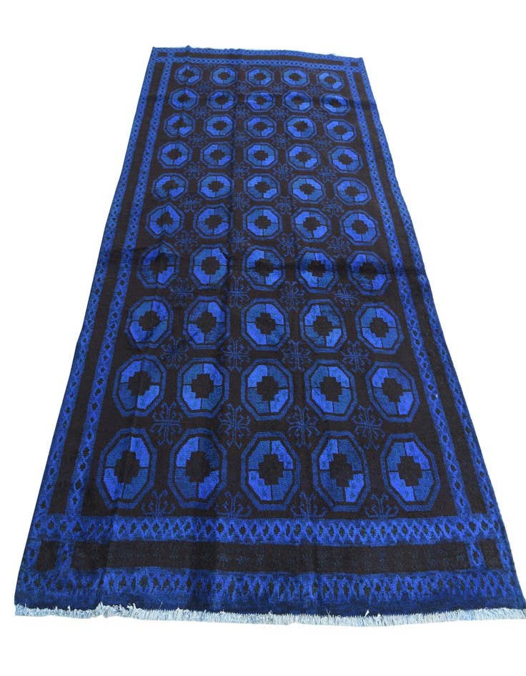 Detail image of 6' 1 x 9' 3  Hand Knotted Balouch Wool Rug