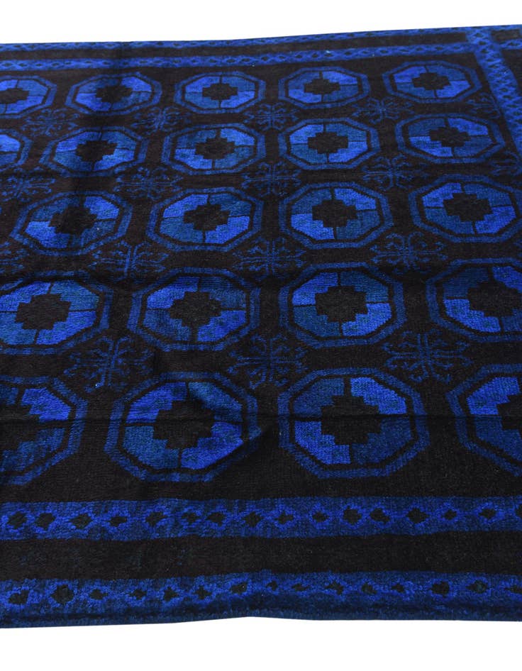 Detail image of 6' 1 x 9' 3  Hand Knotted Balouch Wool Rug