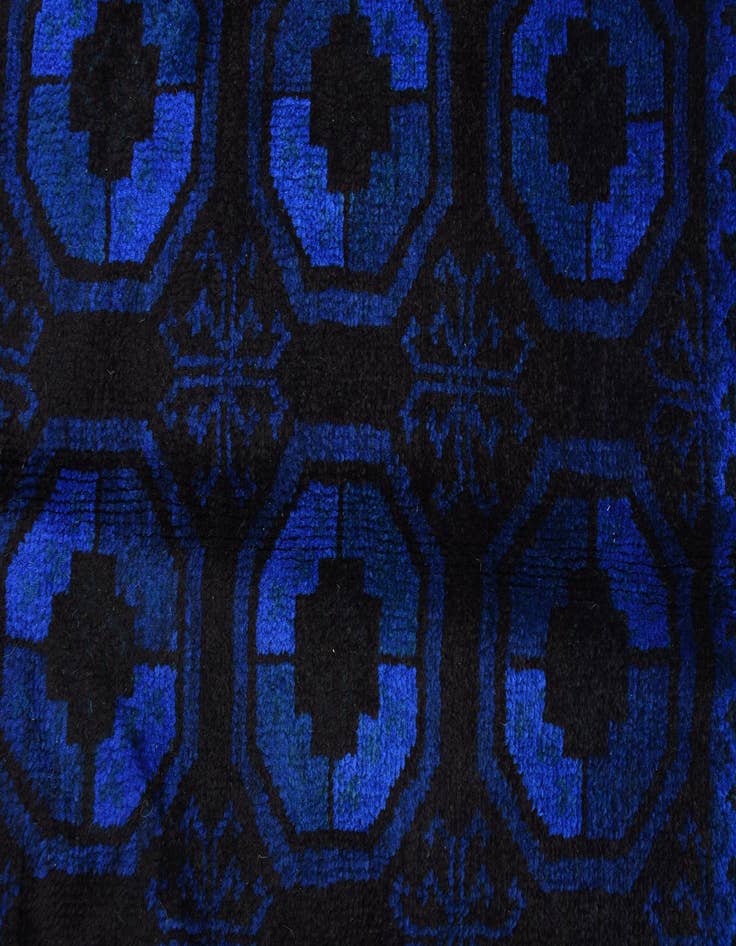 Detail image of 6' 1 x 9' 3  Hand Knotted Balouch Wool Rug