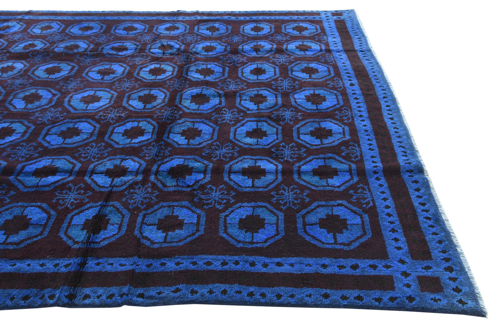 8' 1 x 10' Hand Knotted Balouch Wool Rug