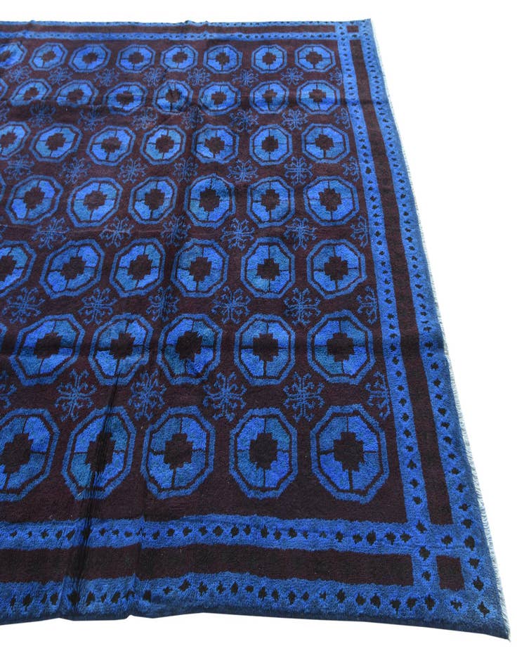 Detail image of 8' 1 x 10'  Hand Knotted Balouch Wool Rug