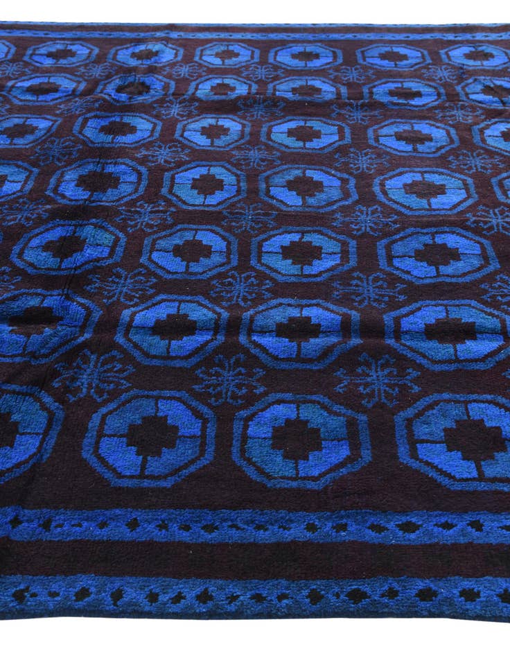 Detail image of 8' 1 x 10'  Hand Knotted Balouch Wool Rug