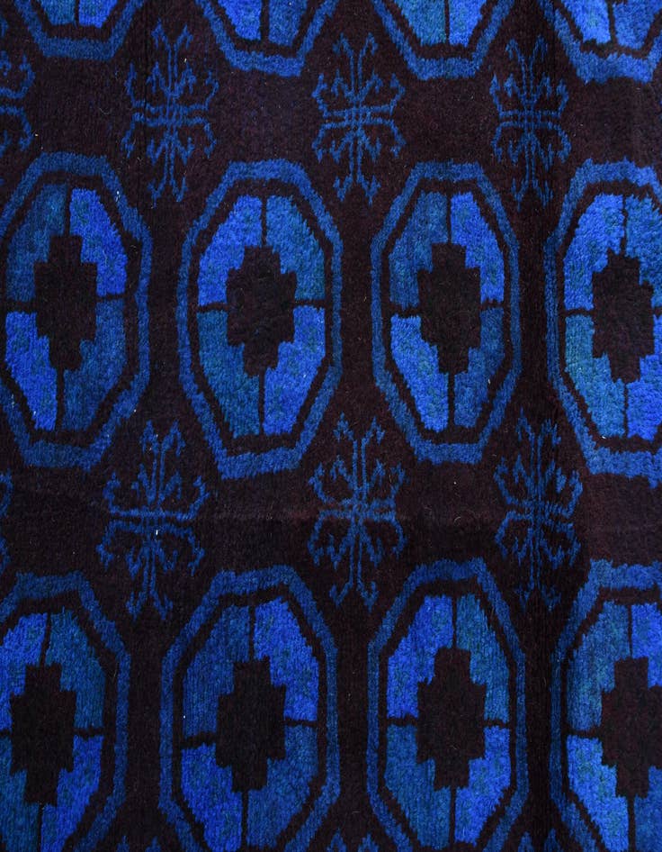 Detail image of 8' 1 x 10'  Hand Knotted Balouch Wool Rug