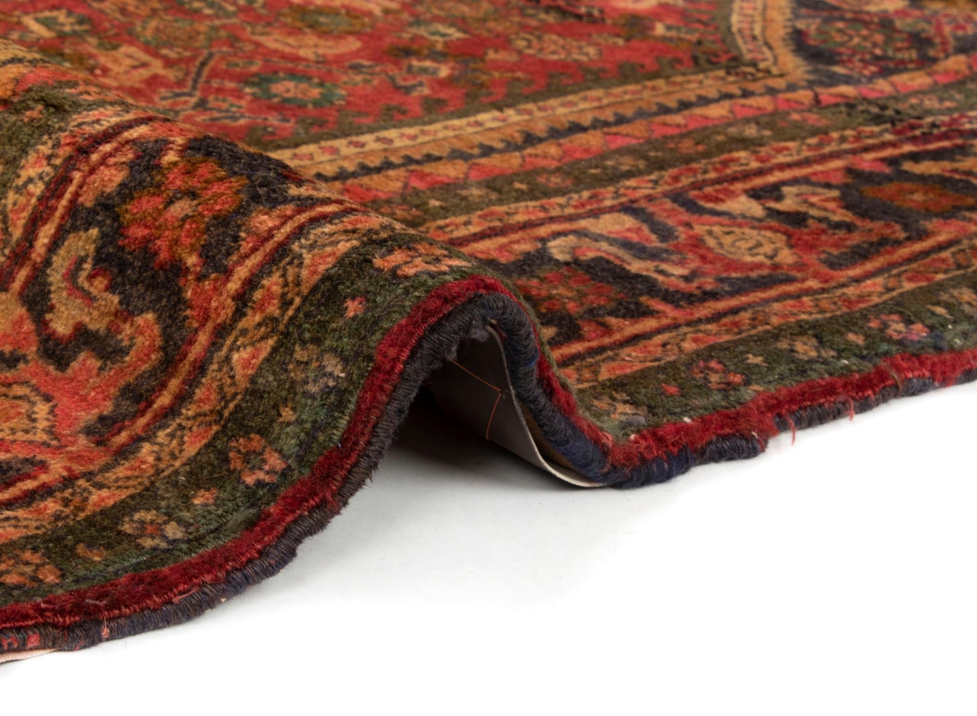 7' 3 x 9' 11 Hand Knotted Bidjar Persian Wool Rug