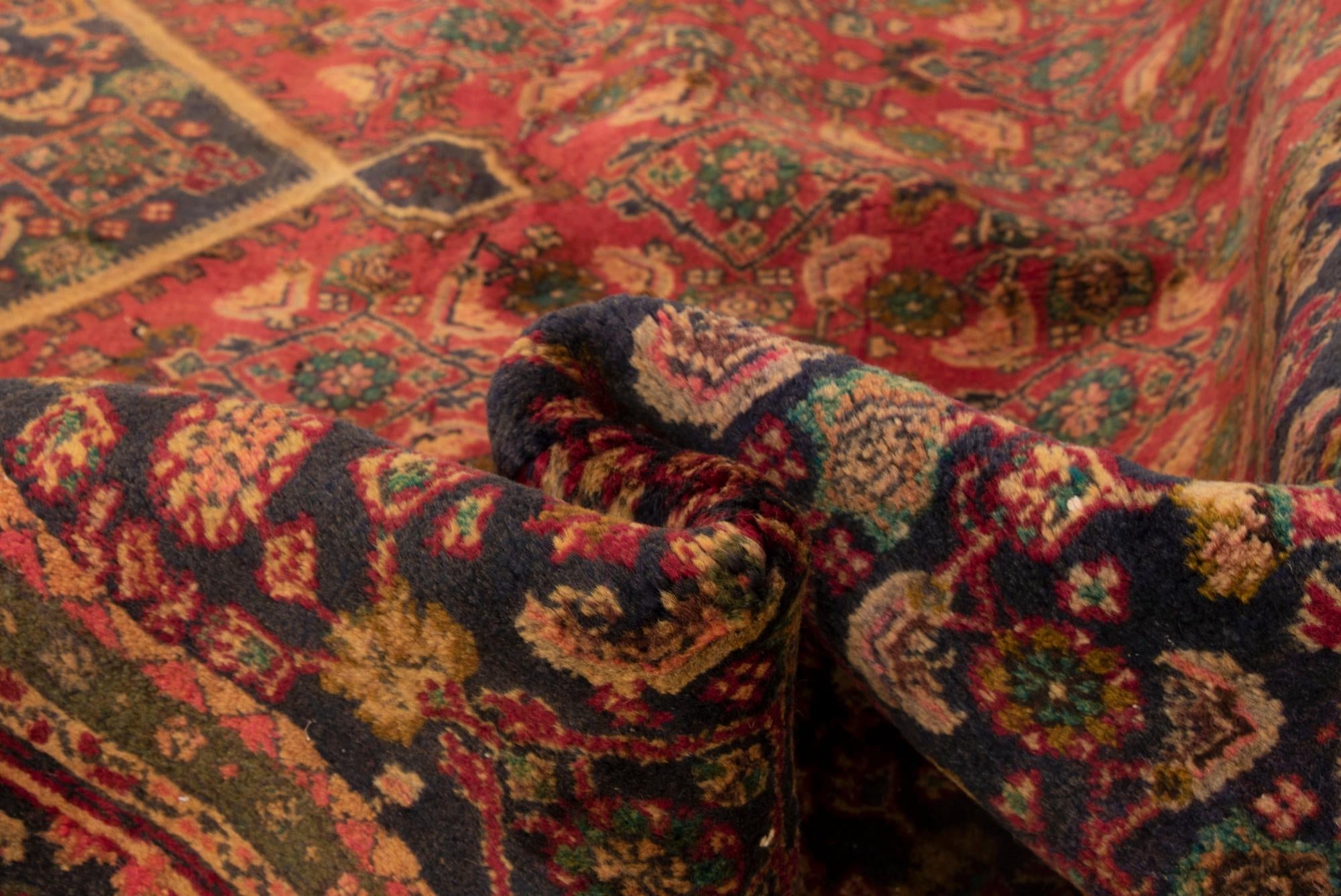 7' 3 x 9' 11 Hand Knotted Bidjar Persian Wool Rug