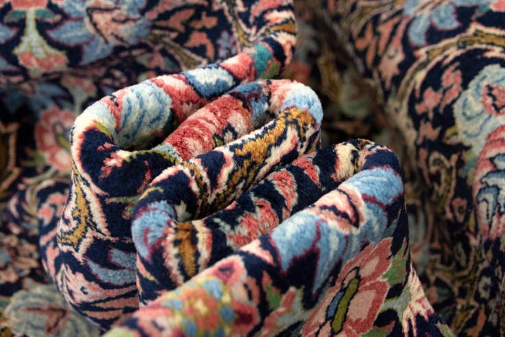 Detail image of 9' 10 x 13' 1 Hand Knotted Bidjar Persian Rug