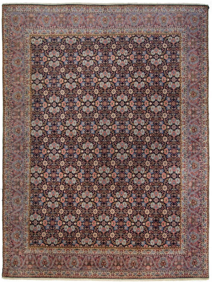 Detail image of 9' 10 x 13' 1 Hand Knotted Bidjar Persian Rug