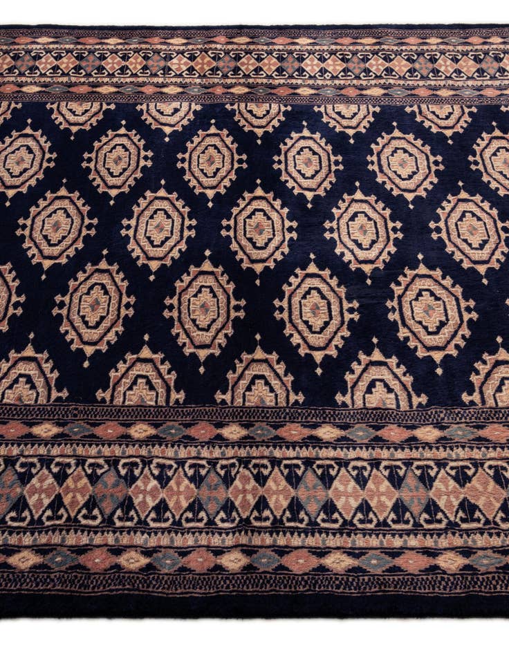 Detail image of 4' 3 x 5' 11  Hand Knotted Bokhara Wool Rug