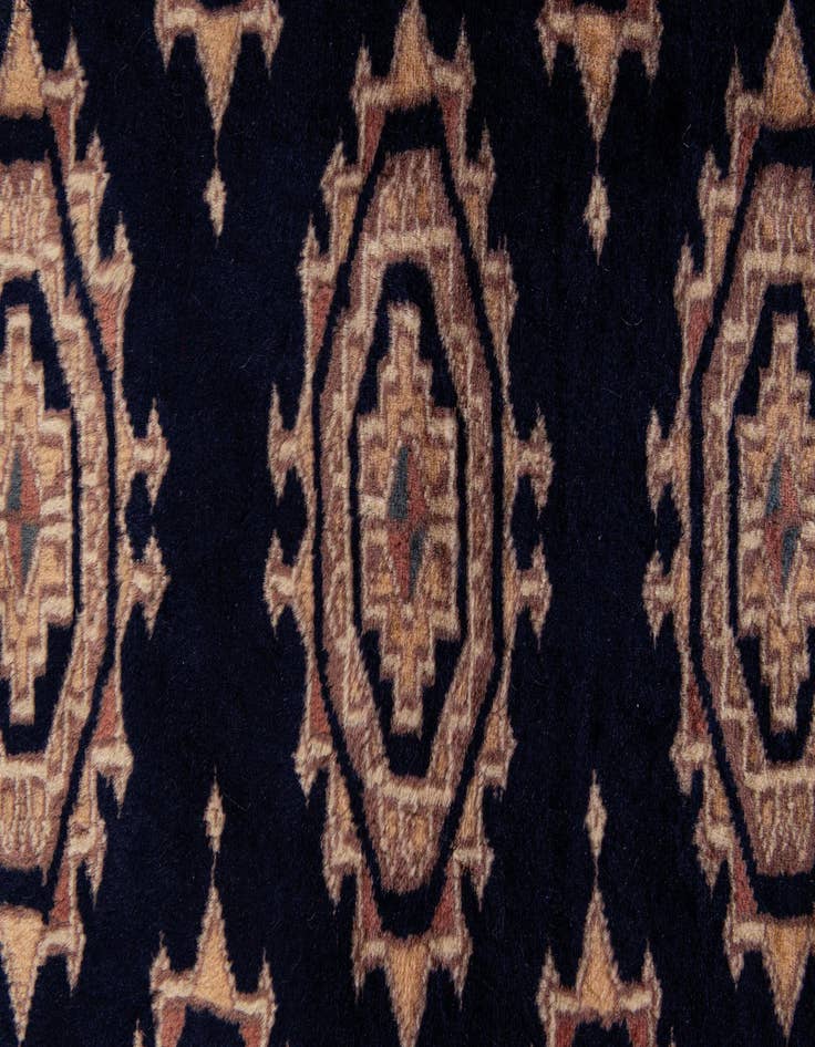 Detail image of 4' 3 x 5' 11  Hand Knotted Bokhara Wool Rug