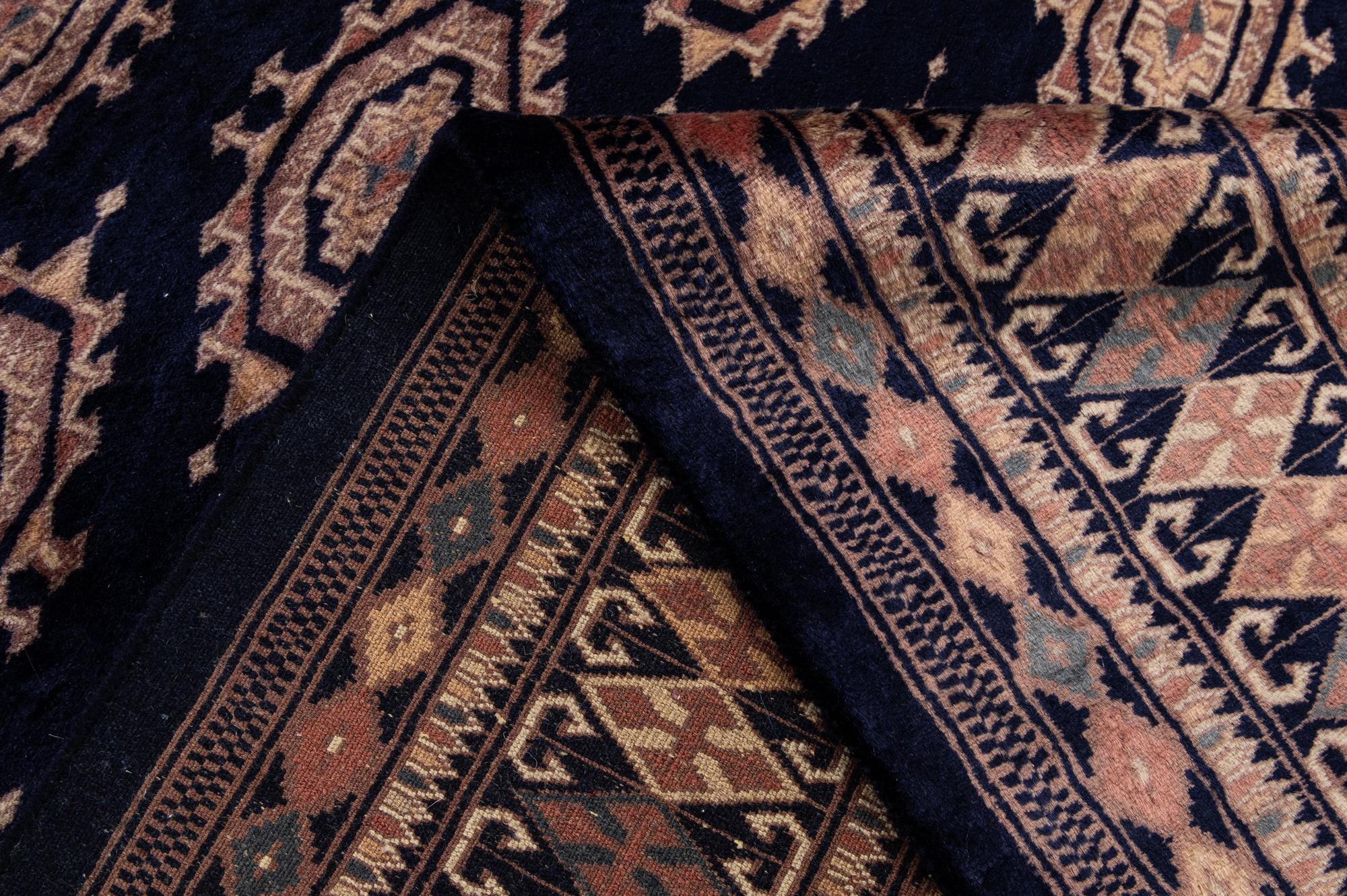 130cm x 180cm anudado a mano Bokhara Alfombra Lana