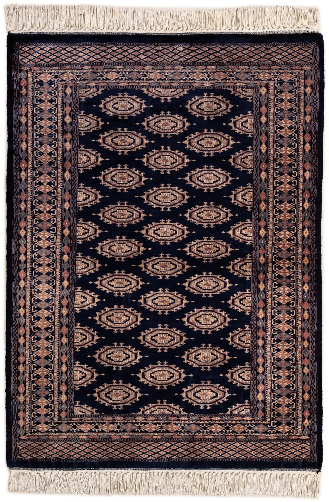 130cm x 180cm anudado a mano Bokhara Alfombra Lana