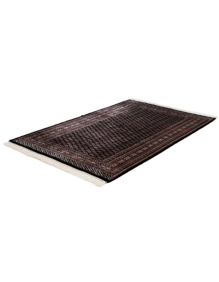 5' 2 x 8' Hand Knotted Bokhara Oriental Wool Rug