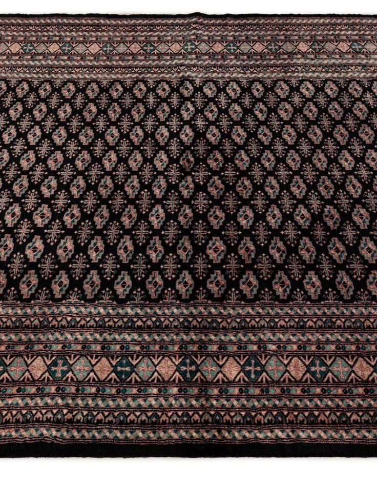 Detail image of 5' 2 x 8'  Hand Knotted Bokhara Oriental Wool Rug