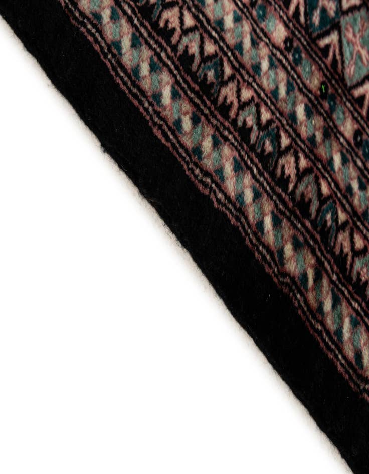 Detail image of 5' 2 x 8'  Hand Knotted Bokhara Oriental Wool Rug