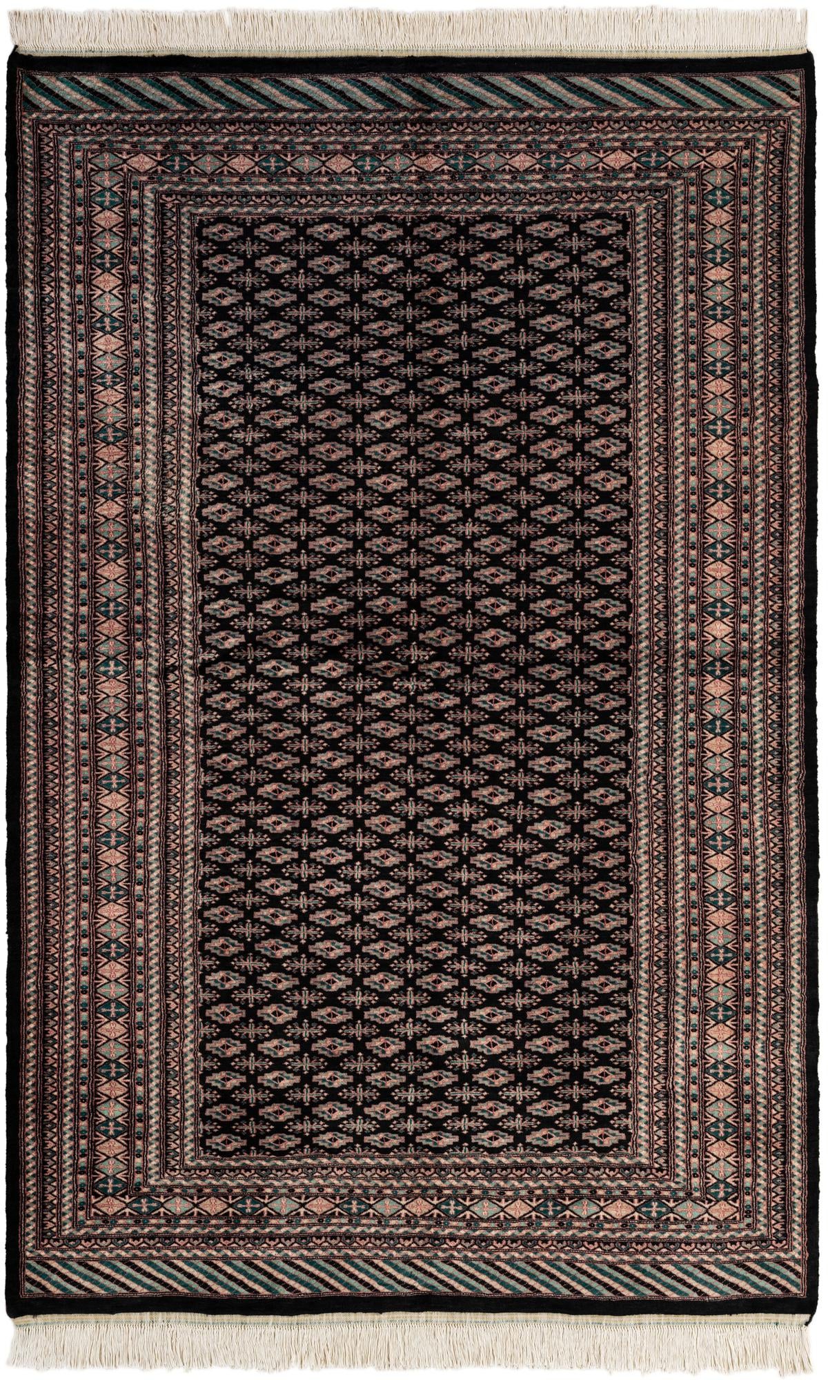 5' 2 x 8' Hand Knotted Bokhara Oriental Wool Rug