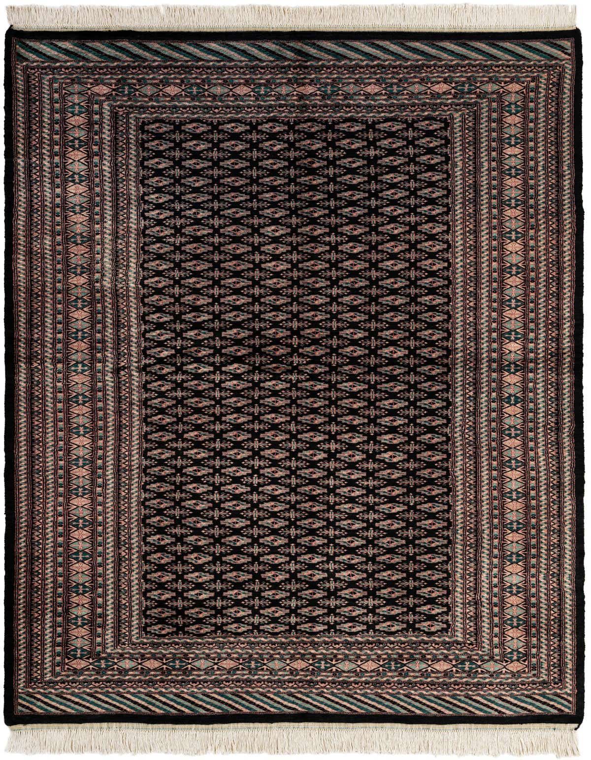 5' 2 x 8' Hand Knotted Bokhara Oriental Wool Rug