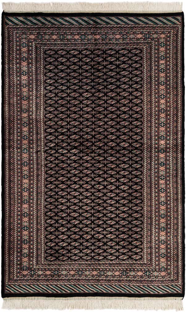 5' 2 x 8' Hand Knotted Bokhara Oriental Wool Rug
