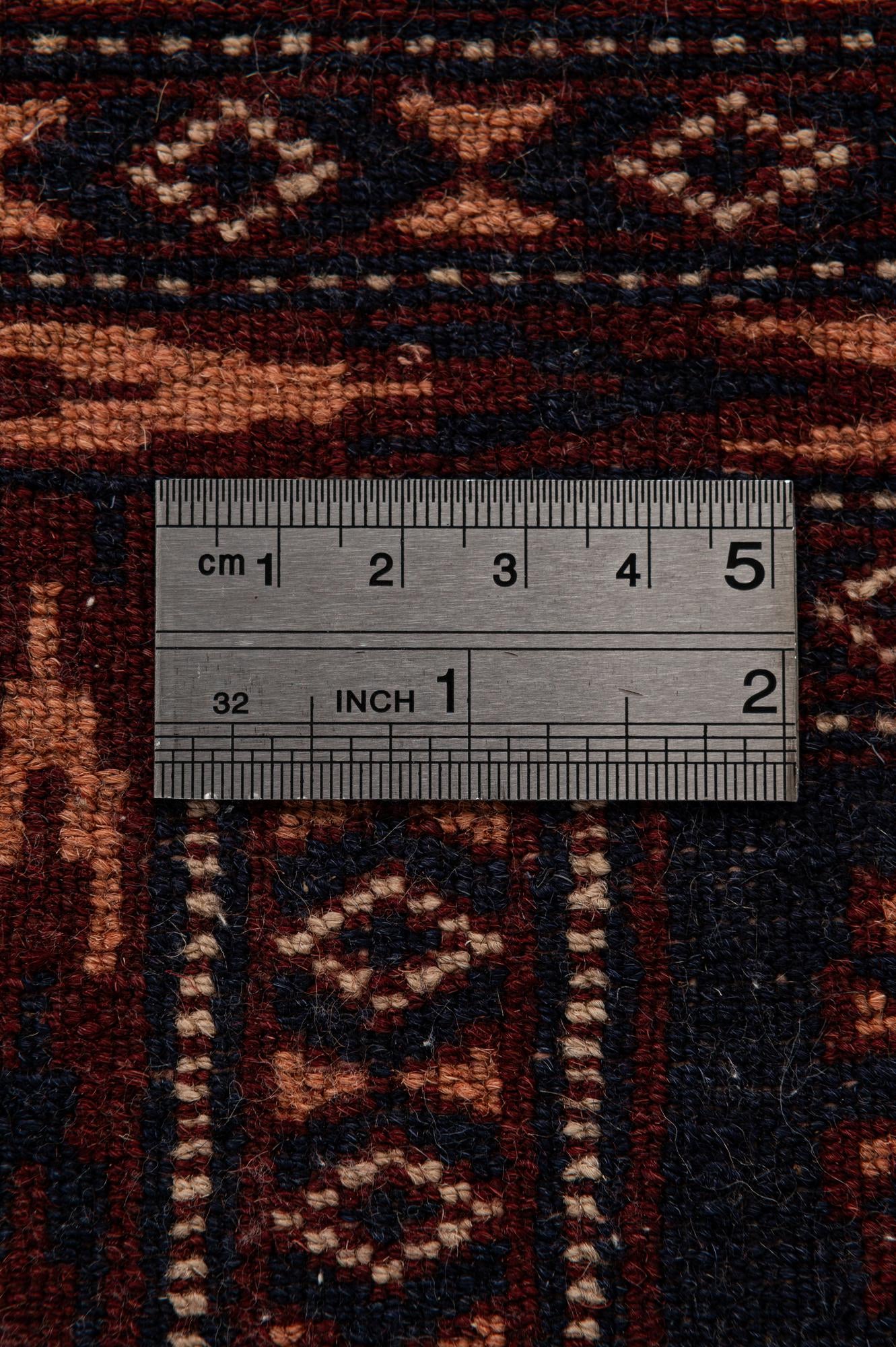 6' 4 x 8' 4 Hand Knotted Bokhara Oriental Wool Rug