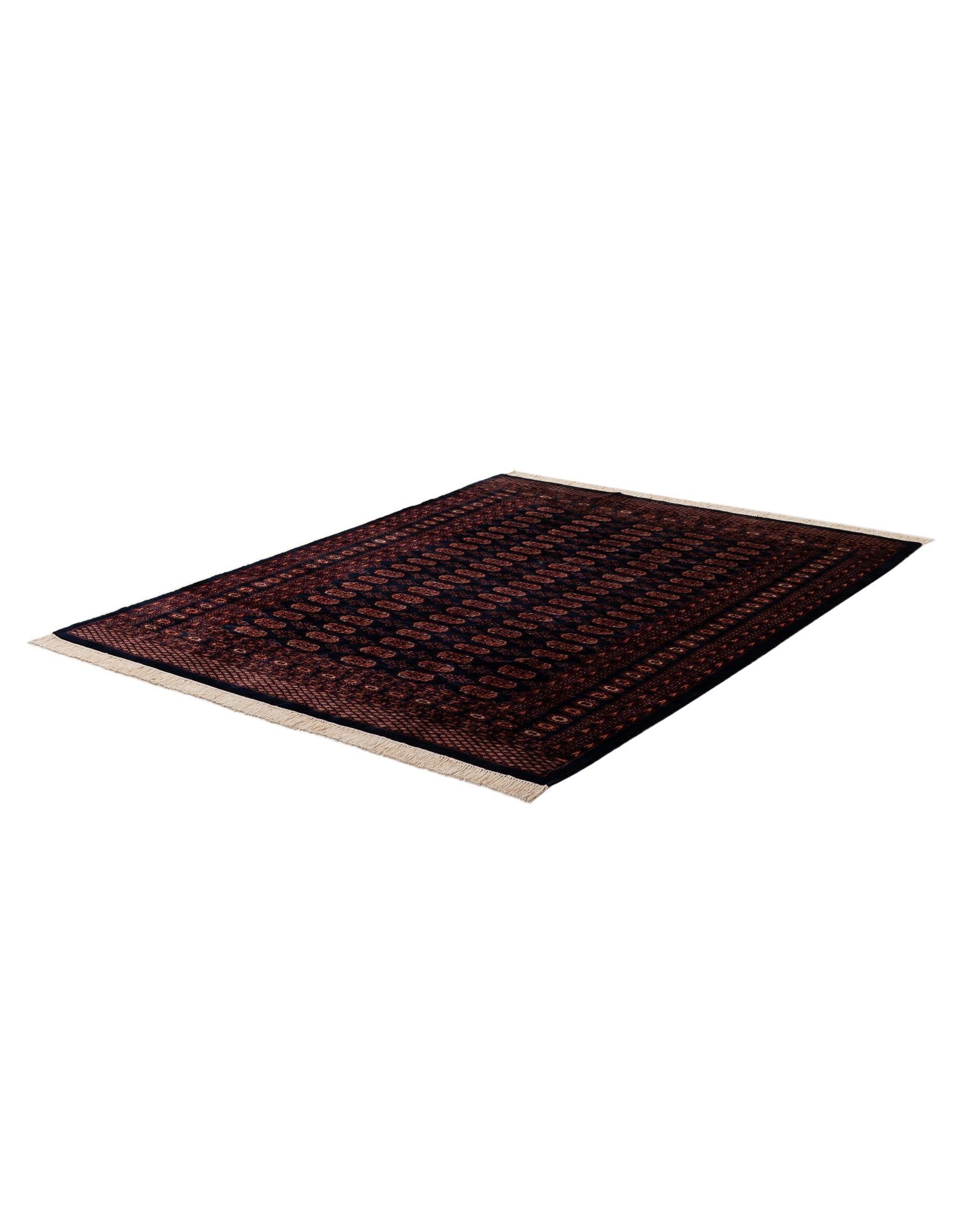6' 4 x 8' 4 Hand Knotted Bokhara Oriental Wool Rug