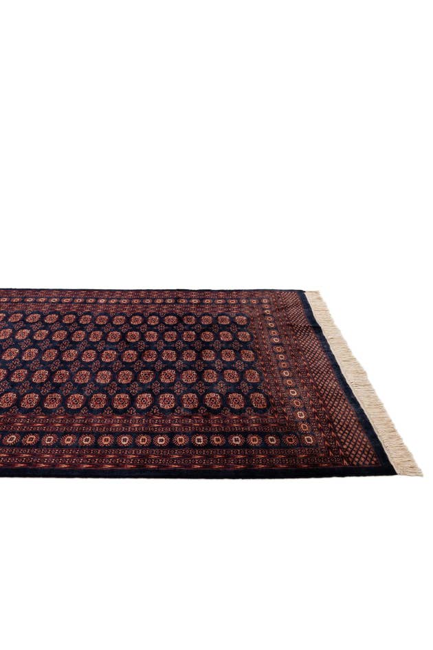 Detail image of 6' 4 x 8' 4 Hand Knotted Bokhara Oriental Wool Rug