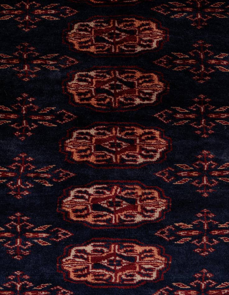 Detail image of 6' 4 x 8' 4  Hand Knotted Bokhara Oriental Wool Rug