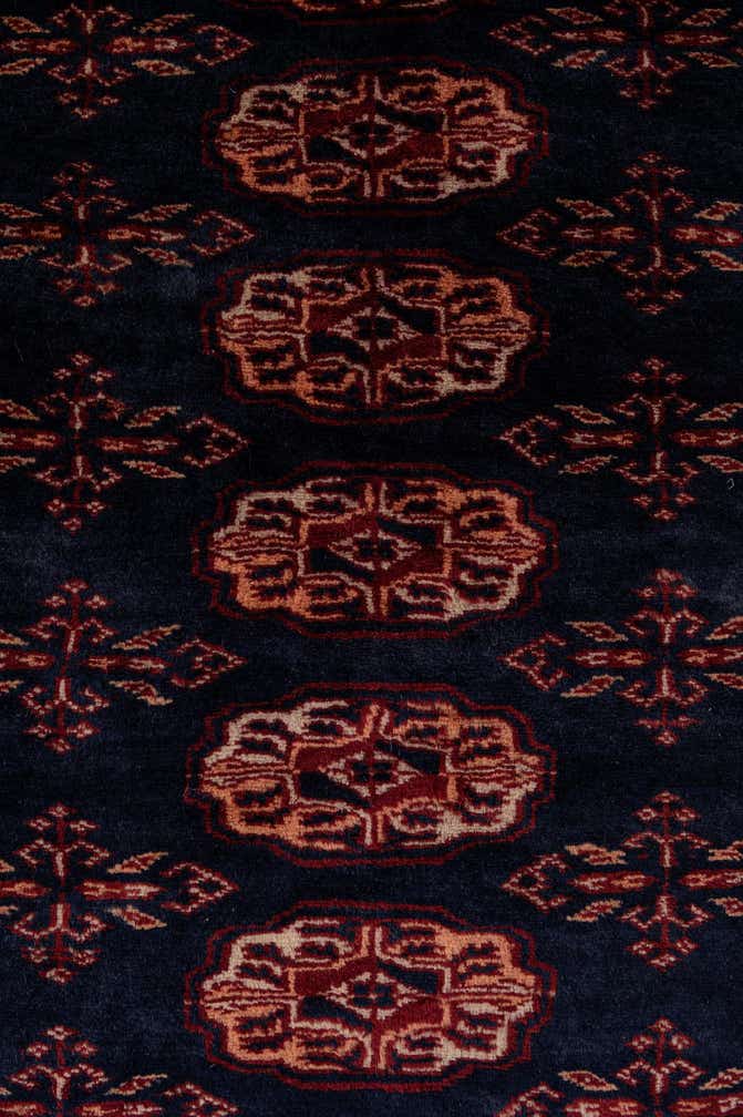 6' 4 x 8' 4 Hand Knotted Bokhara Oriental Wool Rug