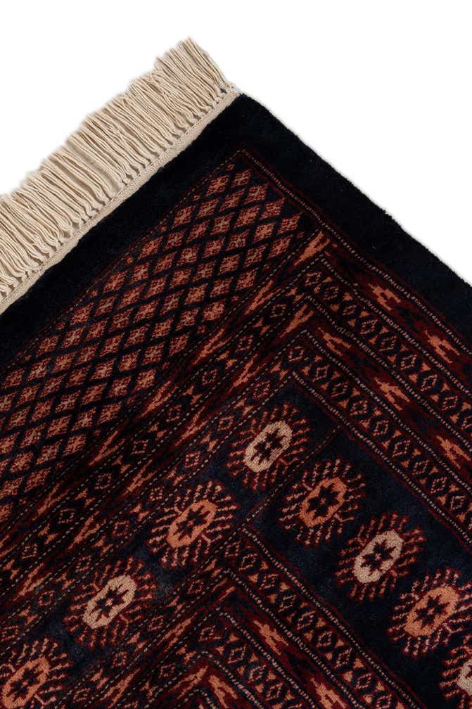 6' 4 x 8' 4 Hand Knotted Bokhara Oriental Wool Rug