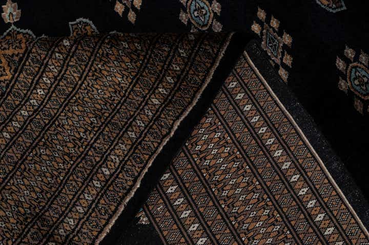 4' 2 x 6' 5 Hand Knotted Bokhara Oriental Wool Rug